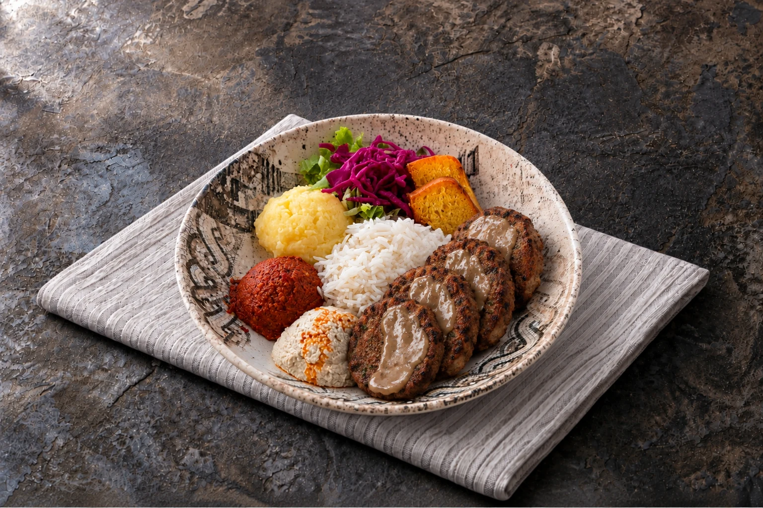 Falafel Bowl (Çorba+İçecek)
